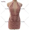 Keering Fashion Designer Silver Crystal 2023 Girls Clothing Sets Custom Glass Rhinestone Black Gold Applique for Dresses