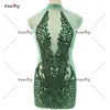Keering Fashion Designer Silver Crystal 2023 Girls Clothing Sets Custom Glass Rhinestone Black Gold Applique for Dresses