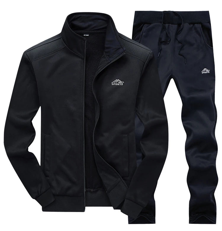 DIMUSI Men Sets Fashion Autumn Spring Sporting Suit Sweatshirt +Sweatpants Mens Clothing 2 Pieces Sets Slim Tracksuit hoodies