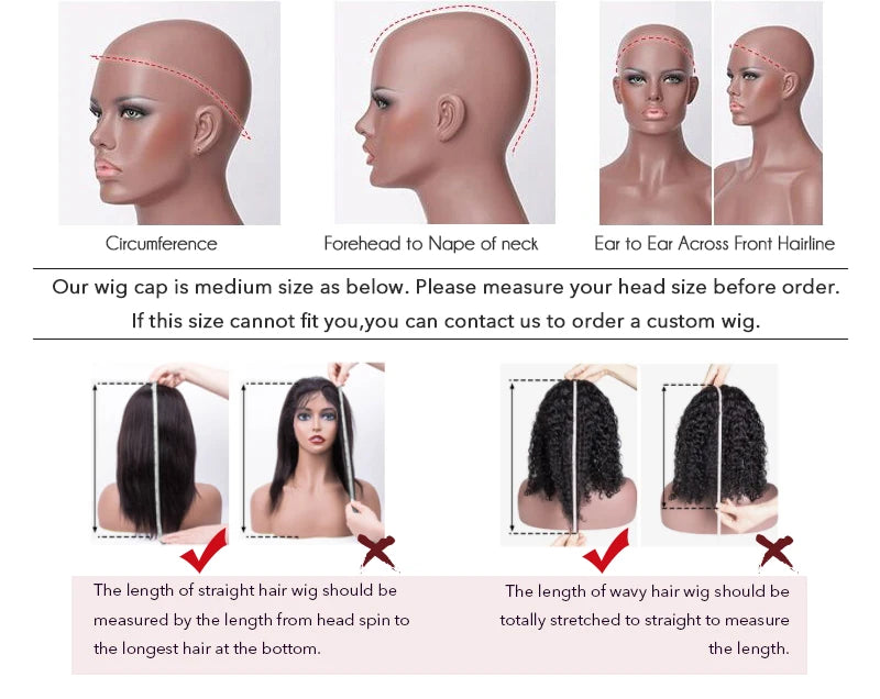 13x4 White Blonde Color Bob Wig Lace Front Wigs Human Hair 180 Density 613 Color Hair Straight Lace Frontal Wigs Pre Plucked