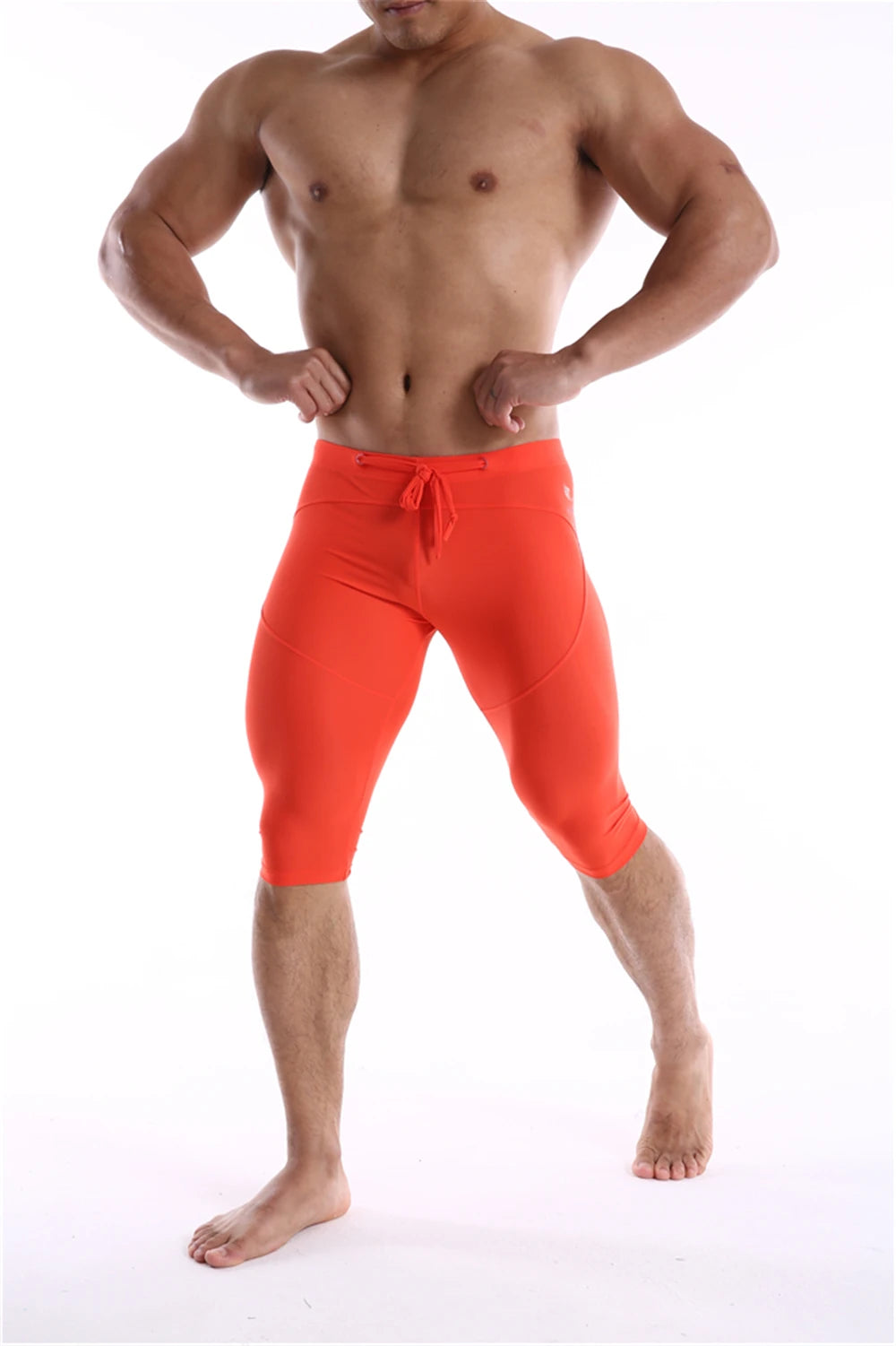 GANYANR Running Tights Men Compression Leggings Gym Sportswear Sexy Basketball Yoga Skins Sport Shorts Training Jogging Athletic