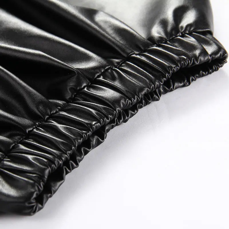 2025 new spring autumn Girls Kids leather PU zipper skirt comfortable cute baby Clothes Children Clothing