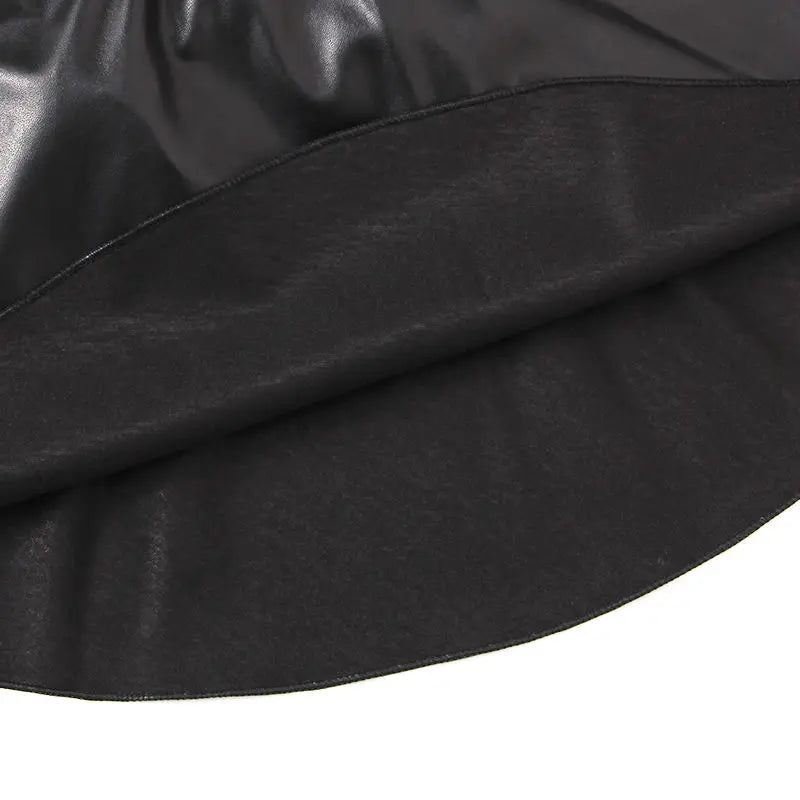2025 new spring autumn Girls Kids leather PU zipper skirt comfortable cute baby Clothes Children Clothing