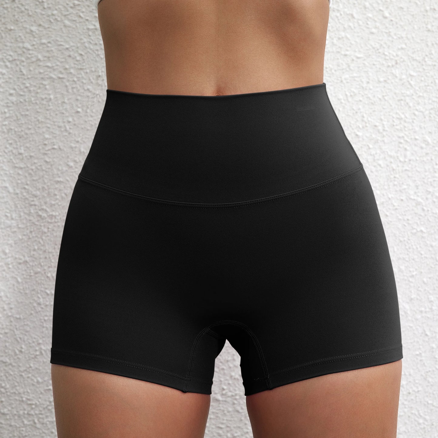 Sexy Solid Color Women Fitness Sport Short High Waist Athletic Yoga Short Leg Cycling Comprehensive Training Jogging Squat Proof