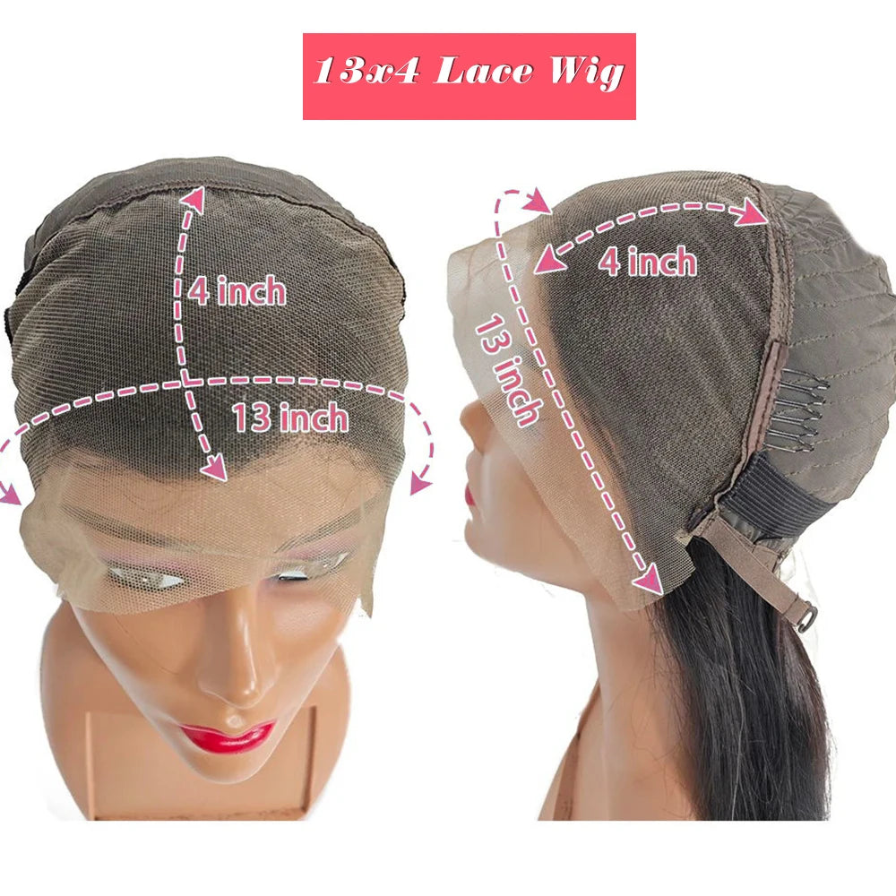 BOB Lace Front Wig 180% Density HD Lace Straight Hair