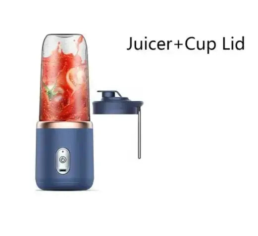 Portable Electric Blender Bottle 6 Blades Smoothie Maker