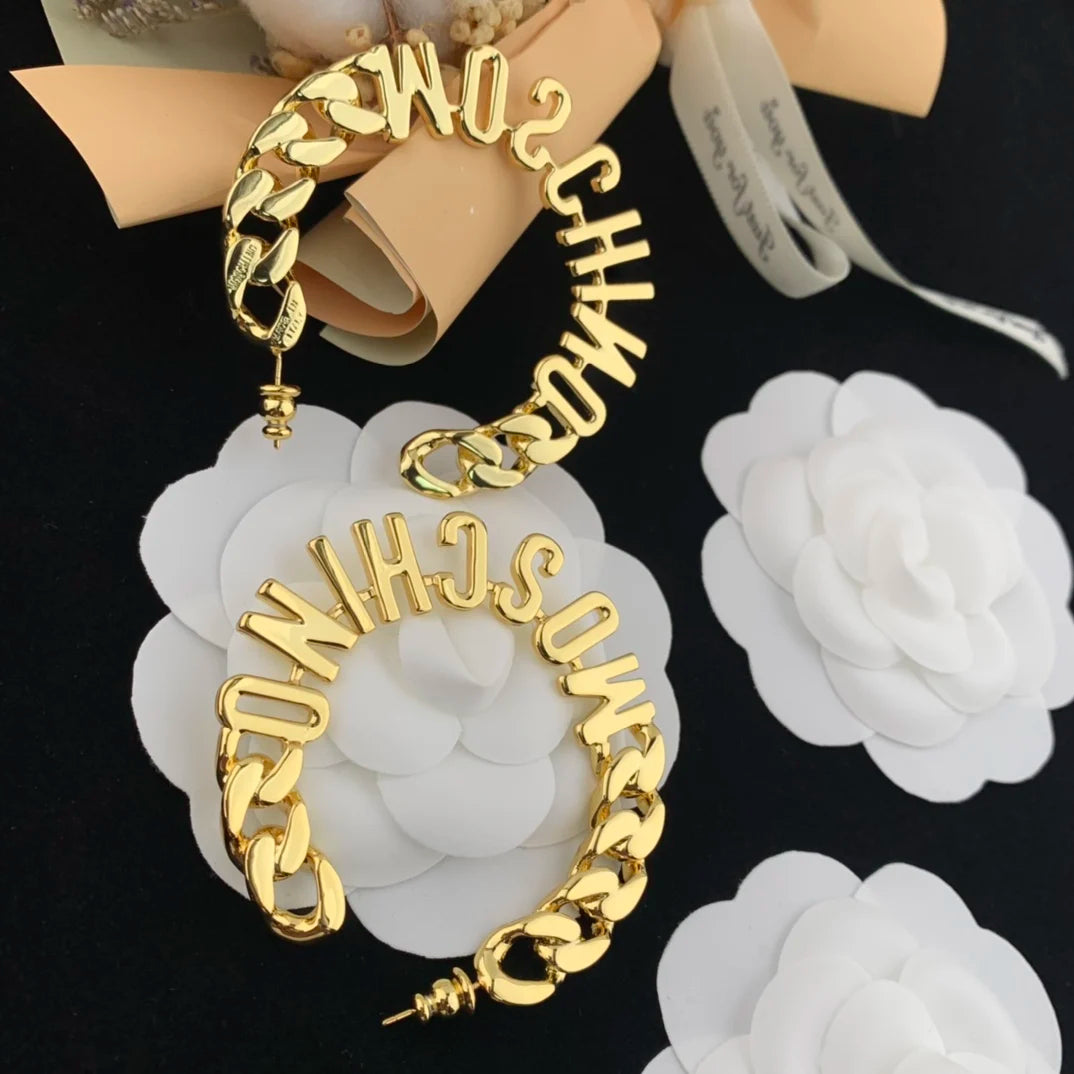 European and American Fashion Letter Splicing Necklace
