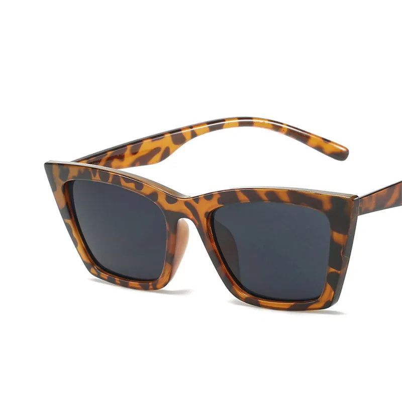 Women's Vintage Cat Eye Sunglasses Small Frame Retro