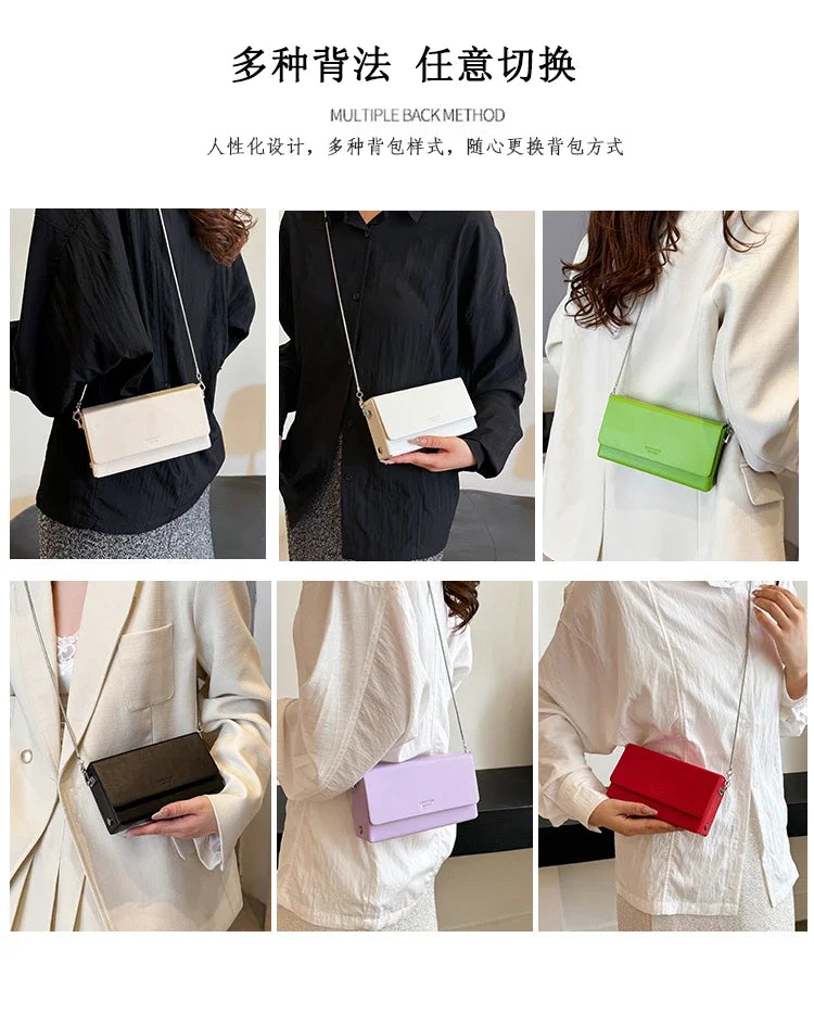 2025 New Women's Bag Fashion Simple Handbag High Quality Design Single Shoulder Bag Crossover Buckle Purse HOT SALE