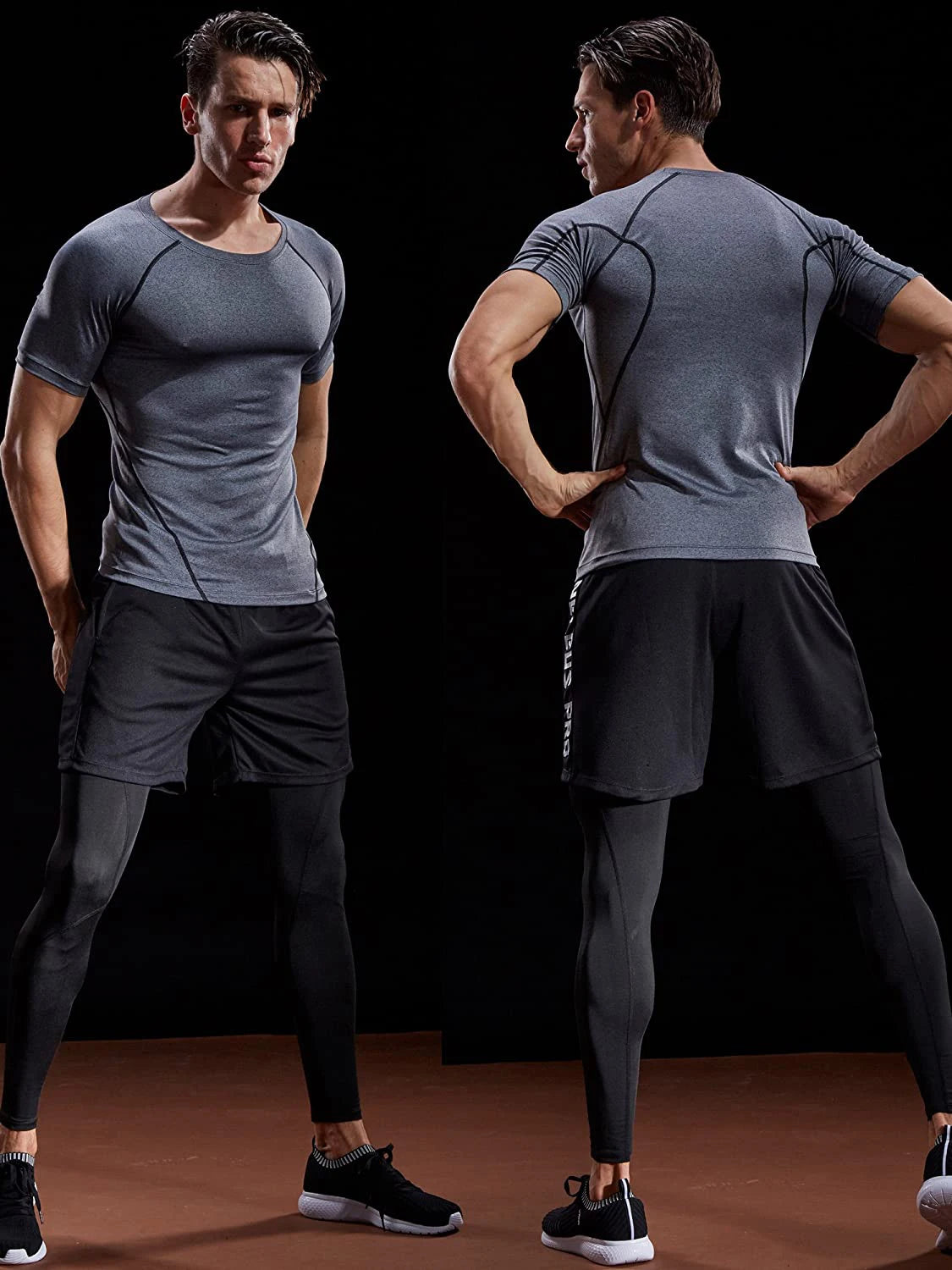 Men's Compression Sports T-Shirt – Quick-Dry Gym Tee