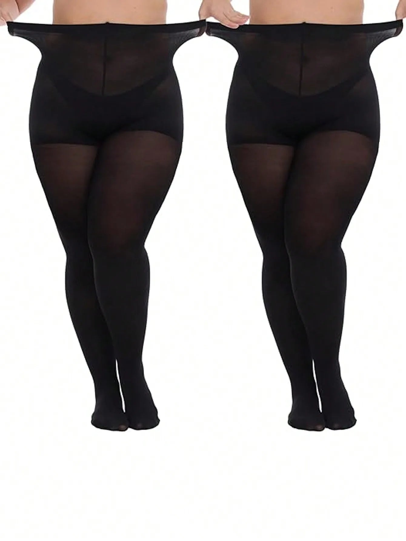 A PAIRS Transparent Black Solid Color Plus Size Pantyhose Ultra-thin Nylon stocking Korea slim High Quality Tights
