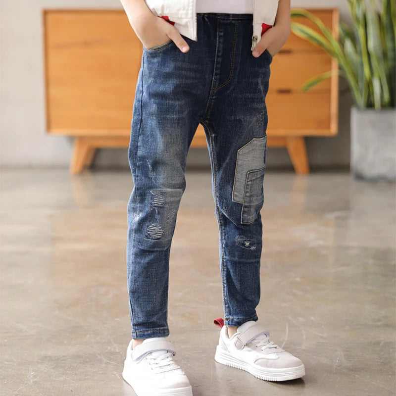 4-11 Years Kids Boys Jeans Denim Pants
