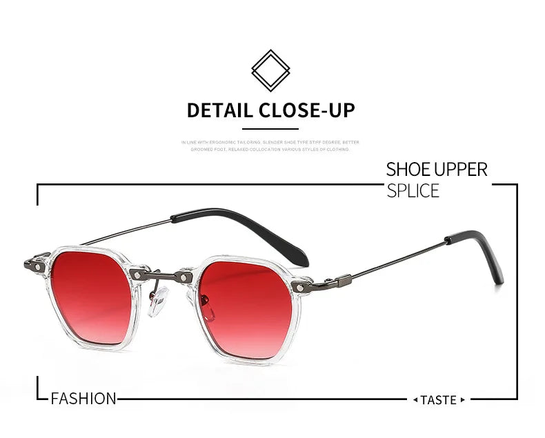 2025 Small Punk Sunglasses For Women And Men Square Sun Glasses Frames Female Hip-Hop Retro Shades Mirror Gafas De Sol UV400