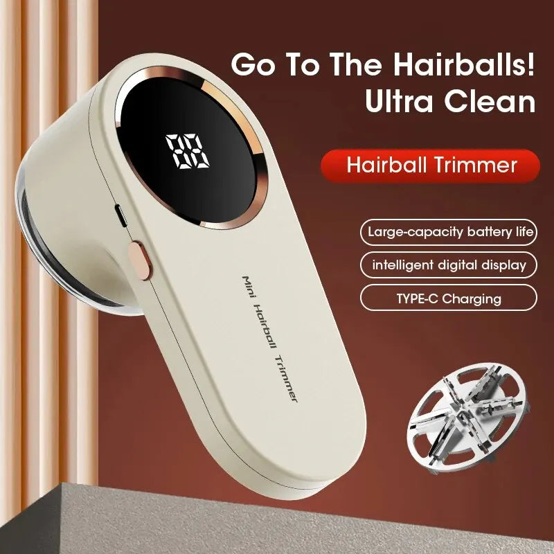 LED Electric Lint Remover USB Rechargeable Fabric Shaver