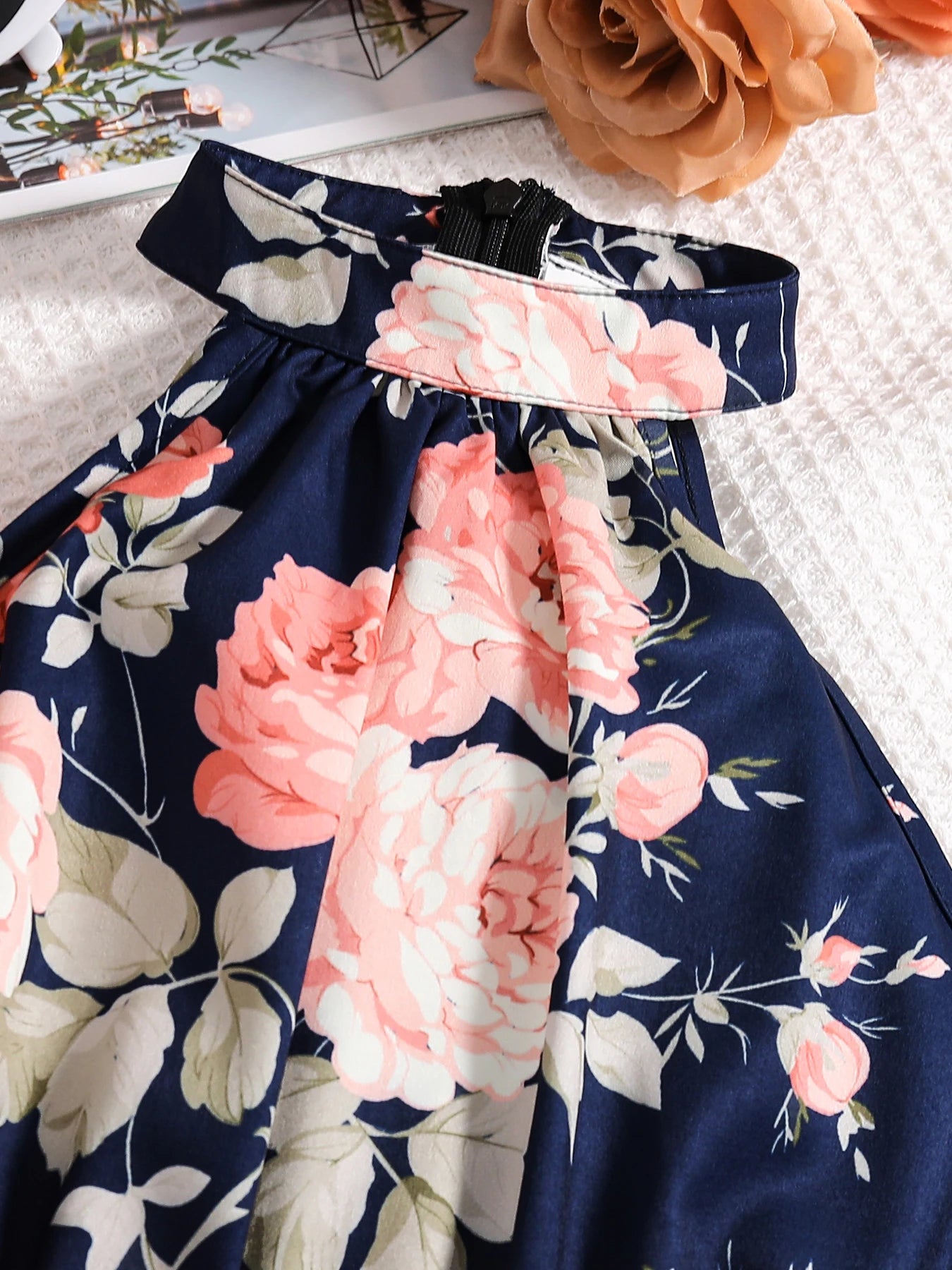 Spring and Summer Girls Fashion Outdoor Leisure Vacation 2-piece dress set