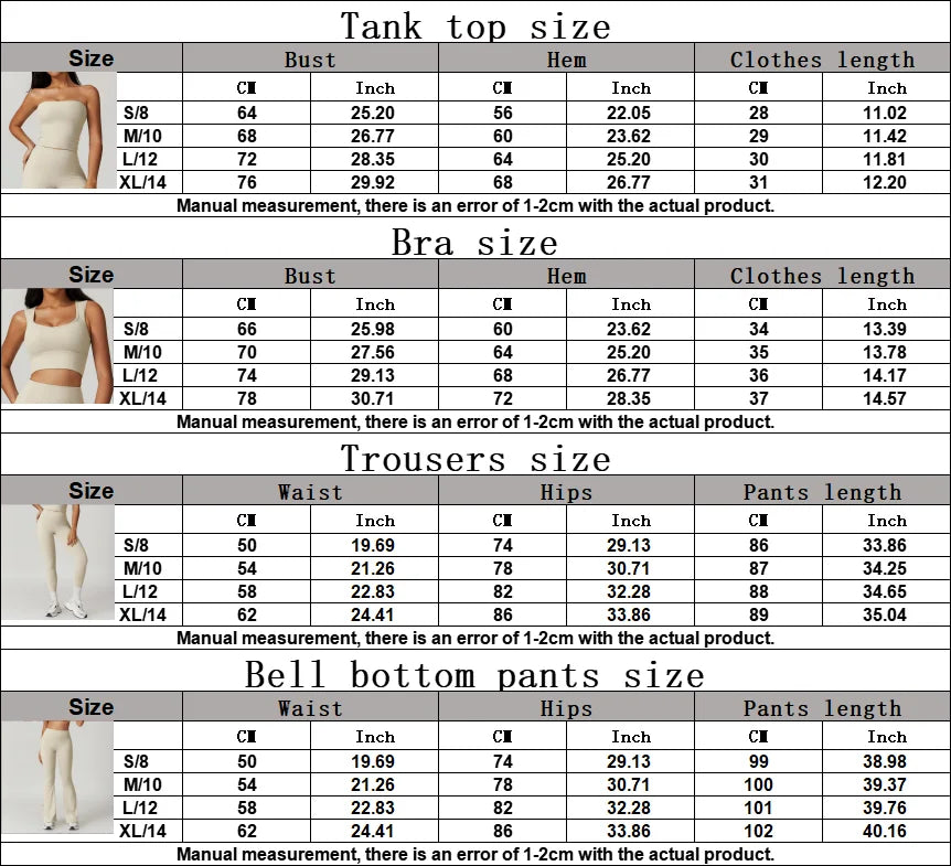 Women's Clothes 2pcs Gym Yoga Suit Sports Set Workout Tracksuit Breathable Sexy Bra Fitness Bell-bottoms Leggings Athletic Wear