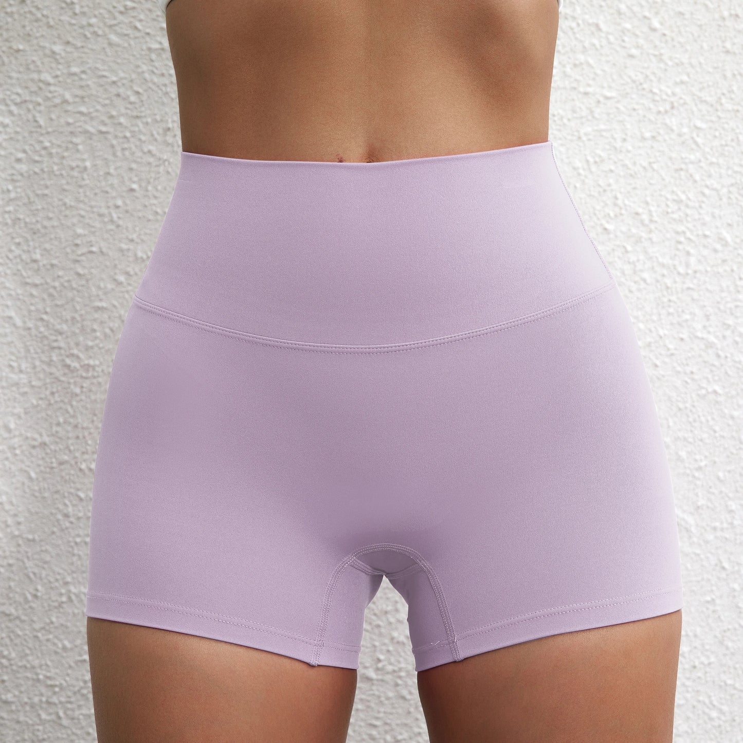 Sexy Solid Color Women Fitness Sport Short High Waist Athletic Yoga Short Leg Cycling Comprehensive Training Jogging Squat Proof