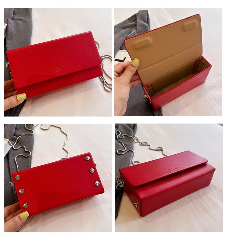 2025 New Women's Bag Fashion Simple Handbag High Quality Design Single Shoulder Bag Crossover Buckle Purse HOT SALE