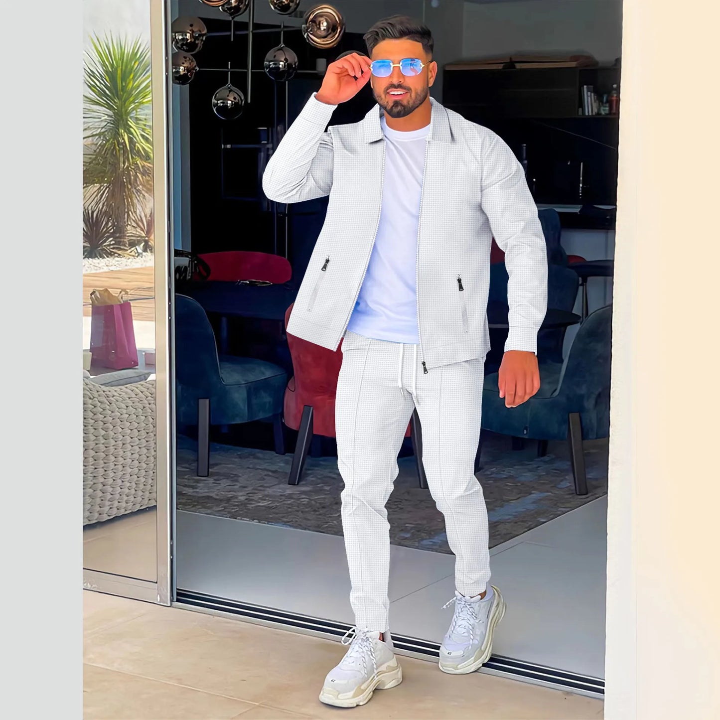 Men's Streetwear Tracksuit – Jacket & Pants Set
