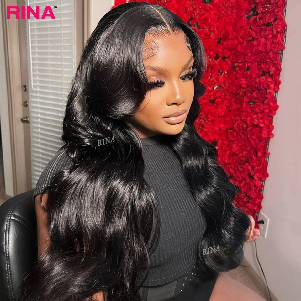 Yellow With 613 Lace Front Wig 13X4 Ombre Light Yellow Blonde 613 Color Body Wave Lace Front Wigs PrePlucked Human Hair Wigs