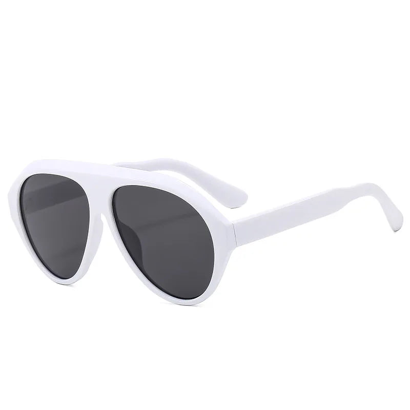 2025 New Fashion Oval Luxury Brand Sunglasses For Women Men Retro Oversized Frame Sun Glasses Trending Shades UV400 Eyeglasses