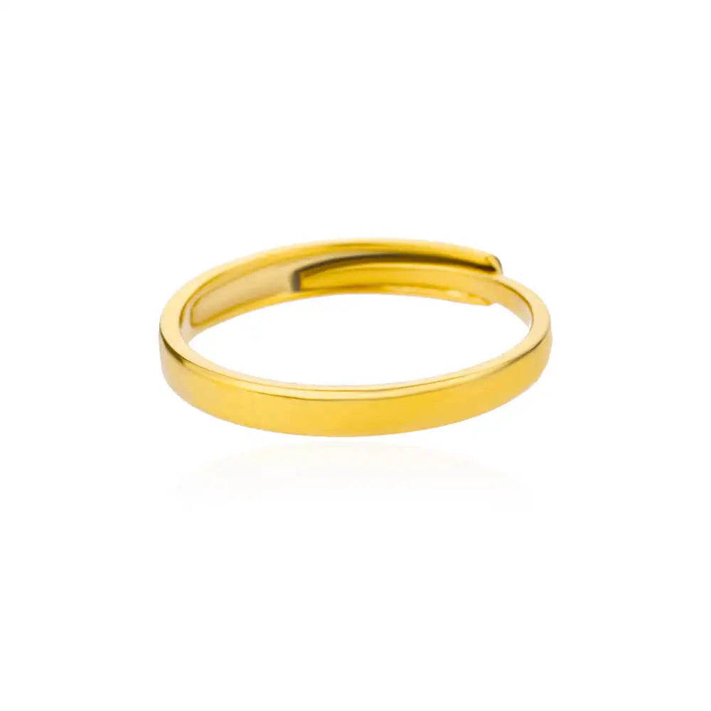 Stainless Steel Luxury Gold Color Rings for Women