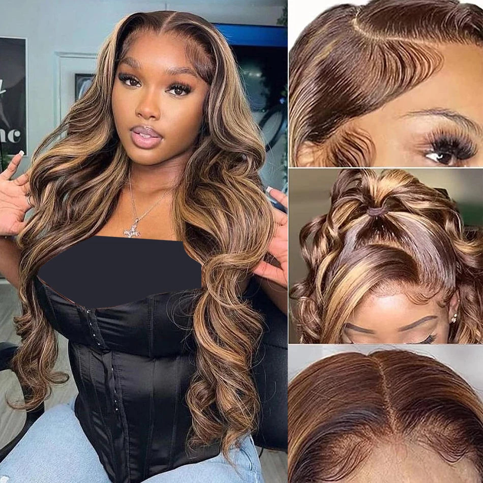 Human Hair Blonde Body Wave Hd Lace Wig