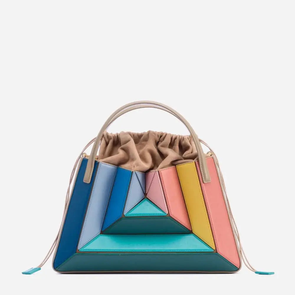 Fashion Panelled Women Handbags Patchwork Shoulder Bags Luxury Pu Leather Crossbdoy Bag Small Tote Trend Female Purses 2025