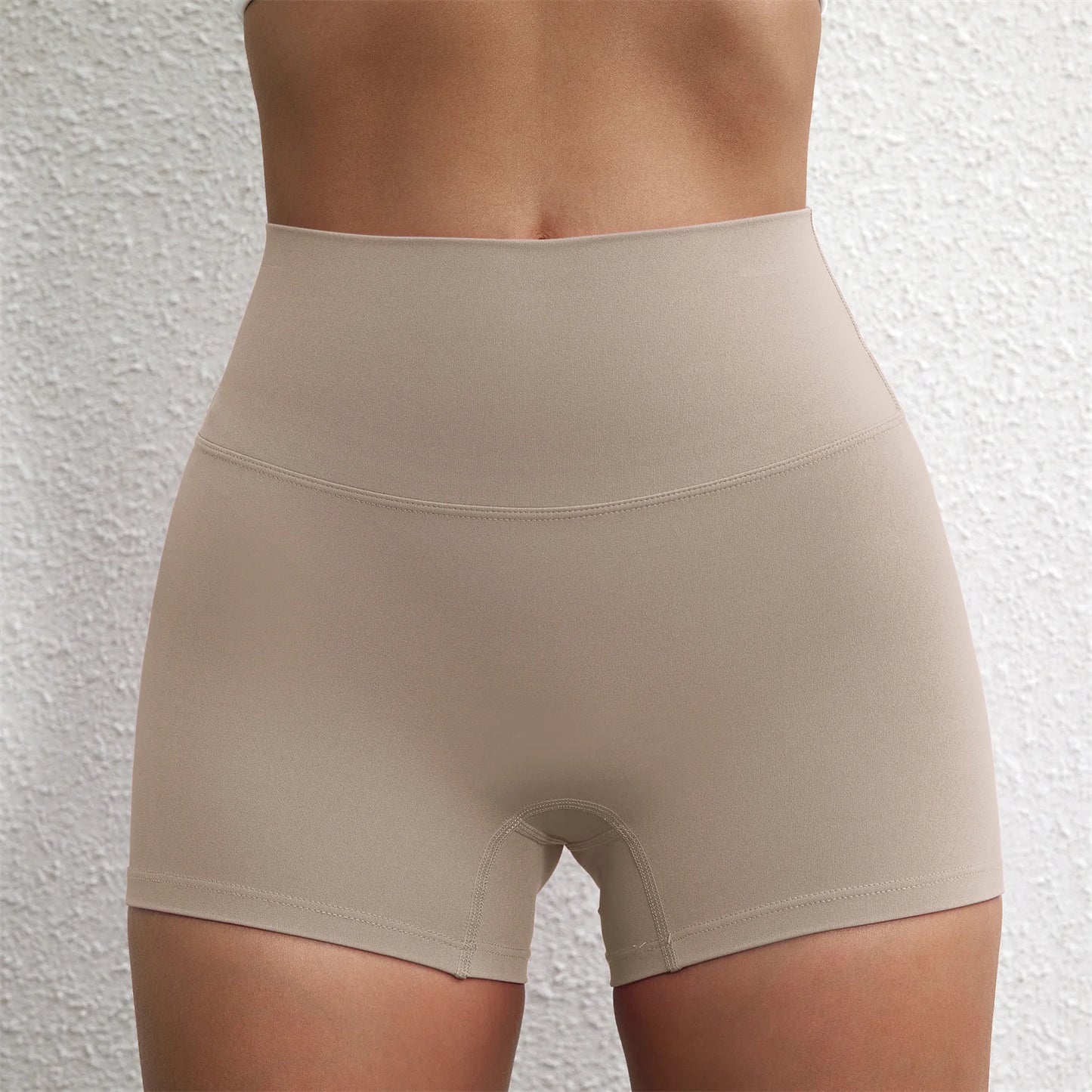 Sexy Solid Color Women Fitness Sport Short High Waist Yoga Short Leggings Soft Leopard Print Comprehensive Training Jog Athletic
