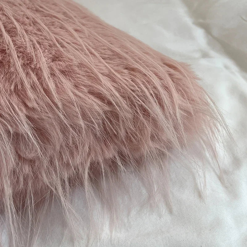 2025 NEW Wool Women's Plush Shoulder Bags Y2k Hot Faux Fur Lady Bag Large Capacity Fashion Female Furry Purse Tote Handbags