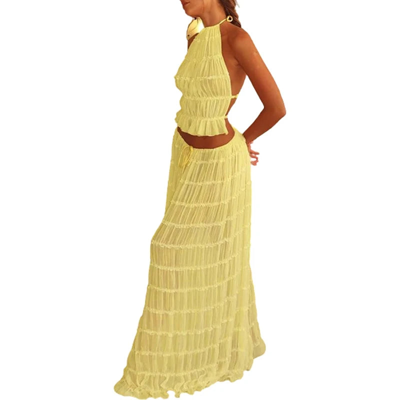 Boho Sexy Backless Matching Suit 2