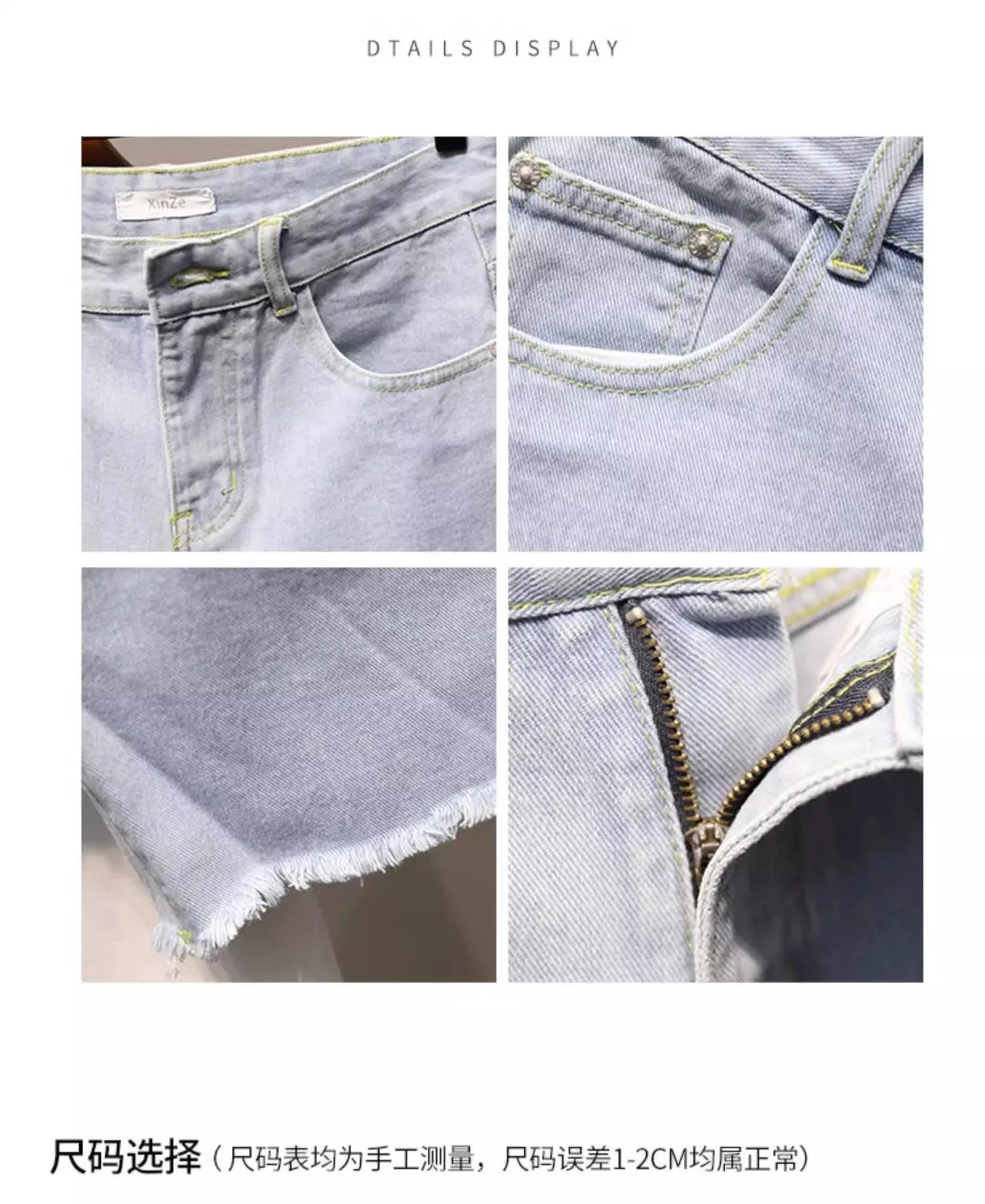 Hip Hop Cartoon Streetwear Polar Big Boy Shorts Y2K Pants Graphic Embroidery Retro Blue Denim Gym Shorts Men Basketball Shorts
