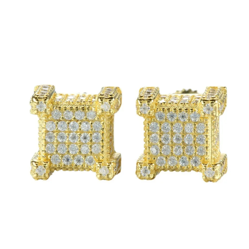 Luxury Platinum 18K gold Women's Earrings