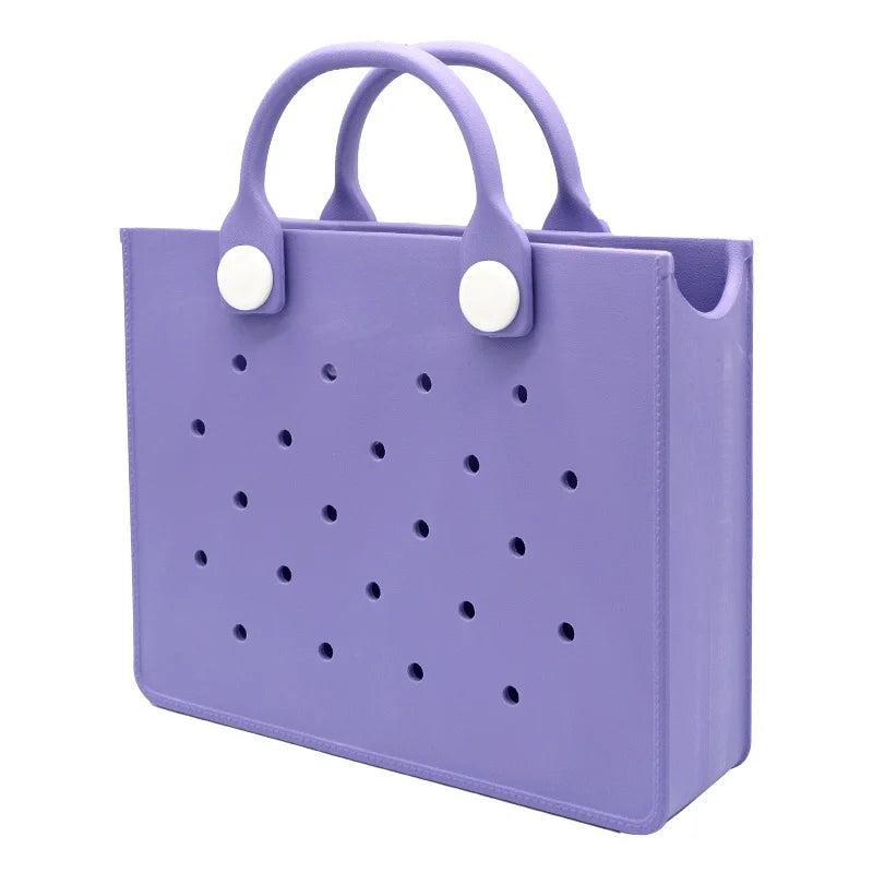 New Women Fashion Punched Handbag