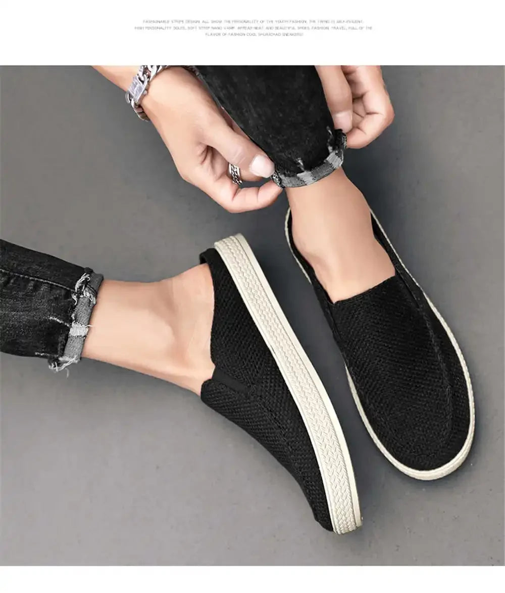 Rubber Sole Open Back Summer Shoes Casual Sports Sneakers For Men Super Offers Offers New Hit Products Styling Famous Brand