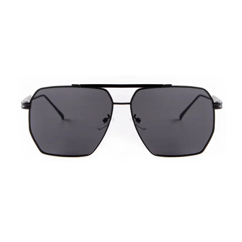 2025 New Fashion Men's Sunglasses Brand Design Square Alloy Frame Trend Retro Outdoor Driving Mirror UV400 Sunshade Sunglasses