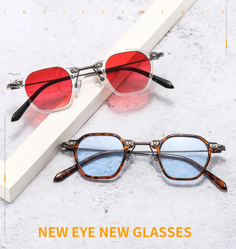 2025 Small Punk Sunglasses For Women And Men Square Sun Glasses Frames Female Hip-Hop Retro Shades Mirror Gafas De Sol UV400