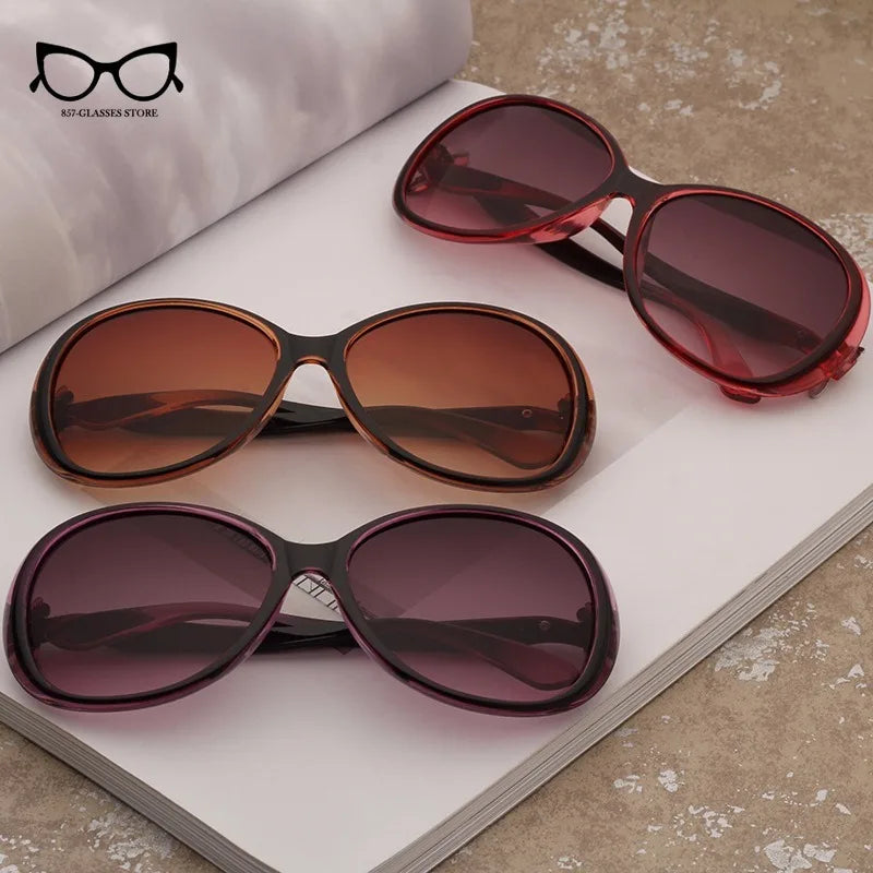New Vintage 2025 Fashion Sunglasses Women Shade Retro Sun Glasses Brand Designer UV400 Luxury Lentes De Sol Mujer
