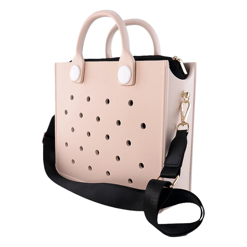 New Women Fashion Punched Handbag