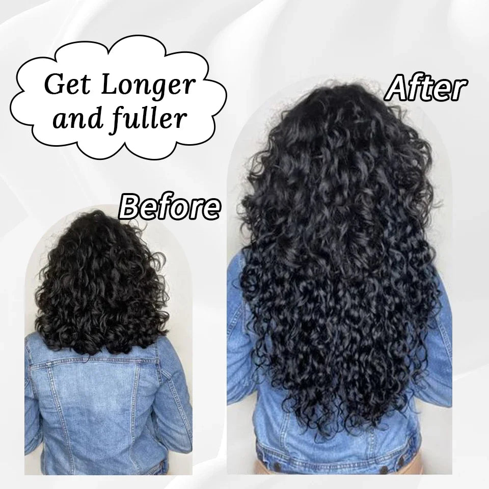 1 Bundle 10-40 Inches Natural Color Brazilian Human Hair Deep Wave Bundles Remy Human Hair Extensions Double Weft Braiding Hair