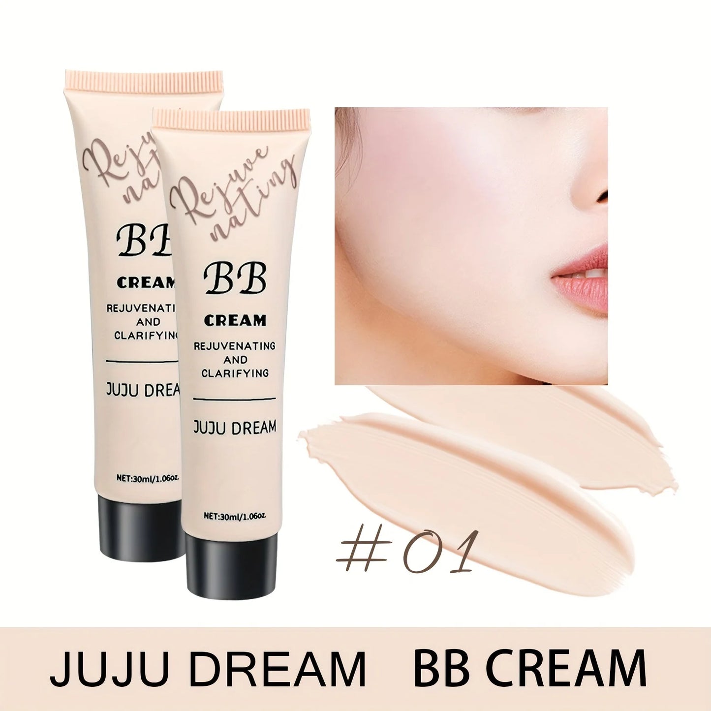Natural BB Cream Moistuarizing Long-Lasting Concealer