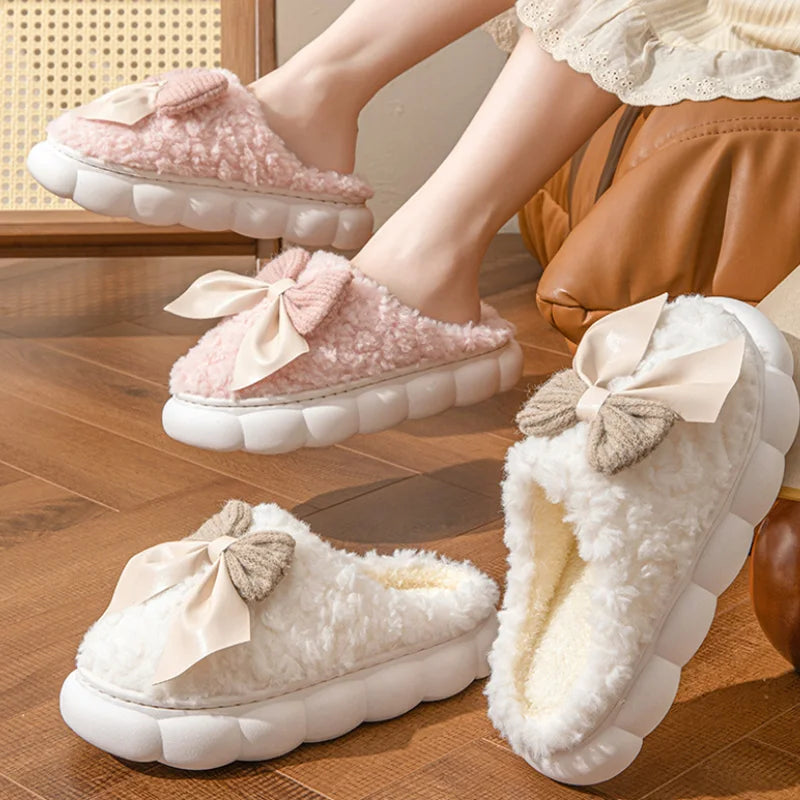 Winter Warm Fur Slippers for Women