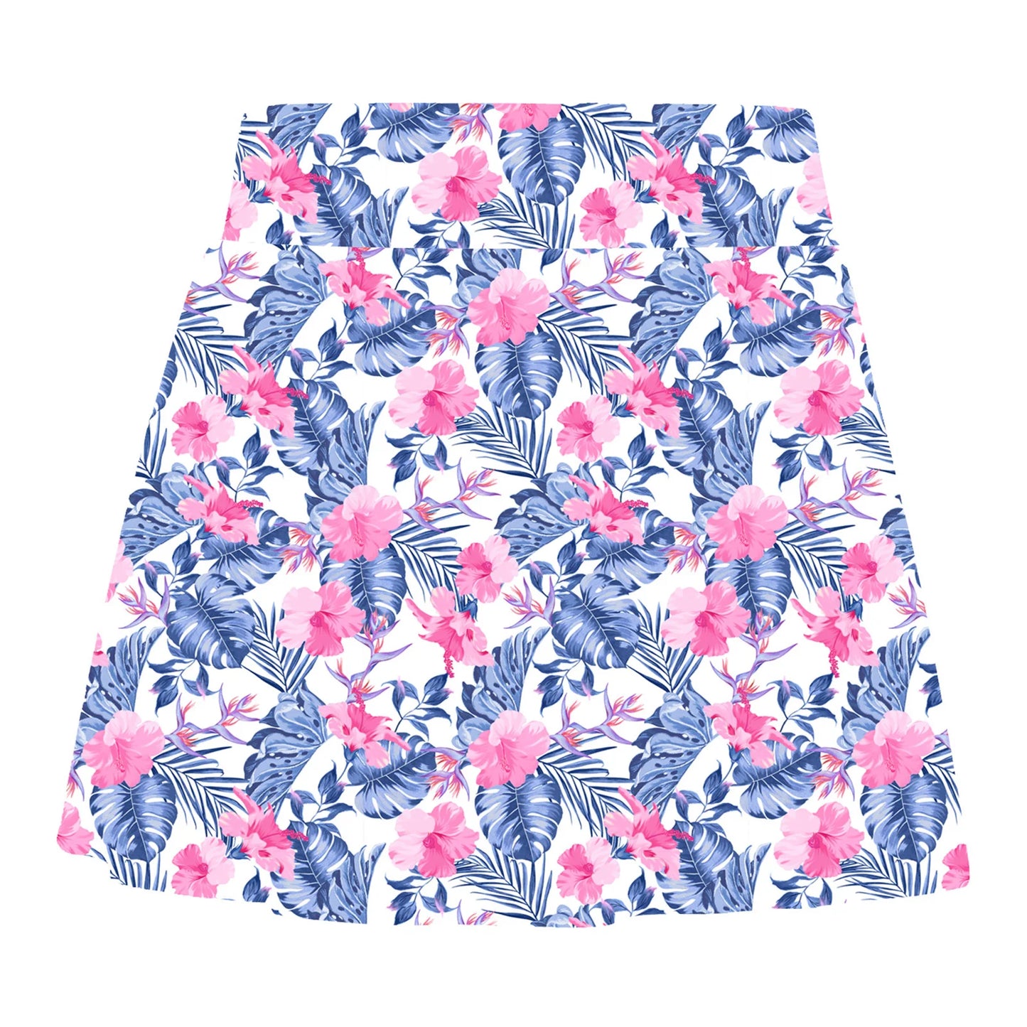 Kids Girls Swim Skirts Elastic Waistband Colorful Print Swim Skirts for Bathing Pool Beach Swimming Sport Wear Girl Teen 4-16Y
