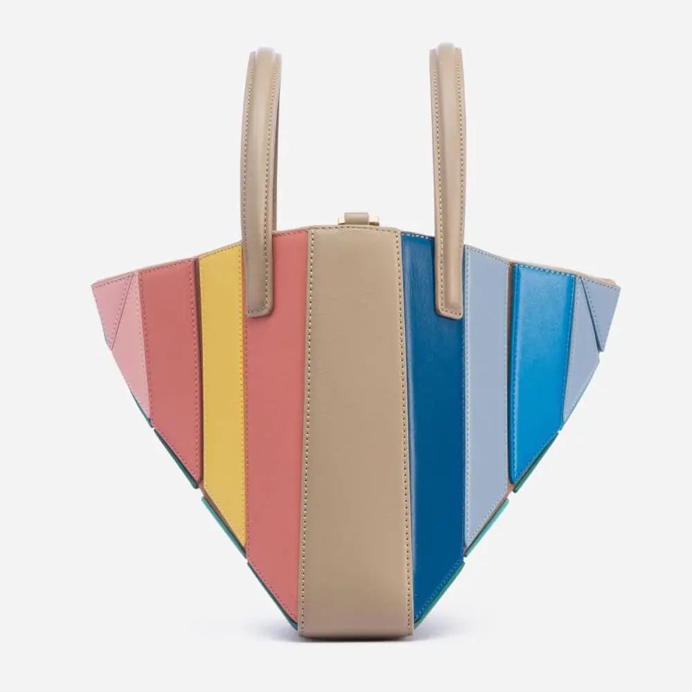 Fashion Panelled Women Handbags Patchwork Shoulder Bags Luxury Pu Leather Crossbdoy Bag Small Tote Trend Female Purses 2025