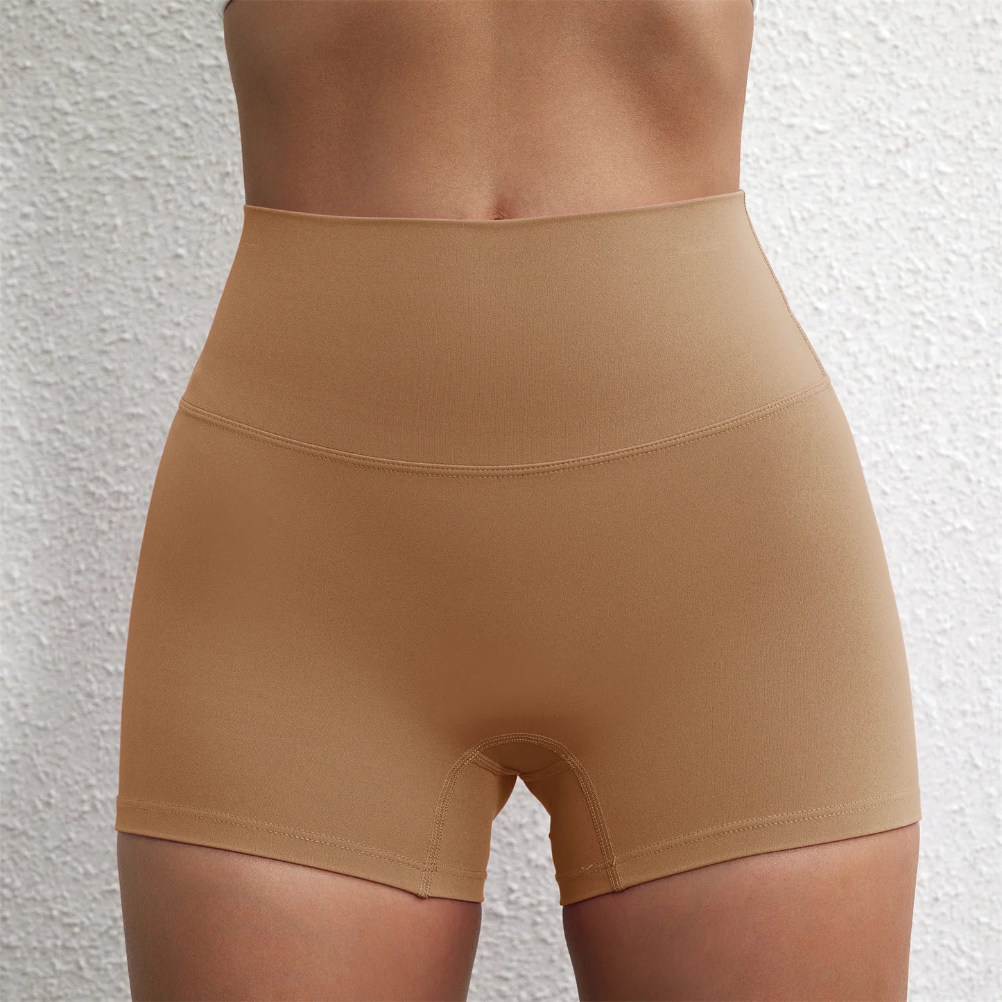 Sexy Solid Color Women Fitness Sport Short High Waist Yoga Short Leggings Soft Leopard Print Comprehensive Training Jog Athletic