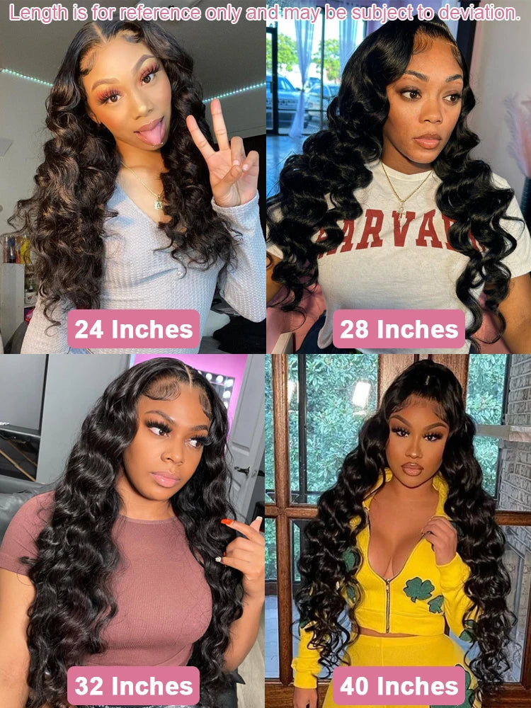 42 40 Inches Curly Wigs 100% Human Hair 13x6 Hd Lace Frontal Wig Brazilian Loose Deep Wave 4x4 Lace Closure Wigs Pre Plucked