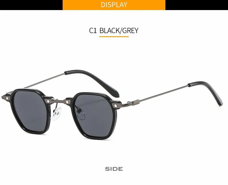 2025 Small Punk Sunglasses For Women And Men Square Sun Glasses Frames Female Hip-Hop Retro Shades Mirror Gafas De Sol UV400