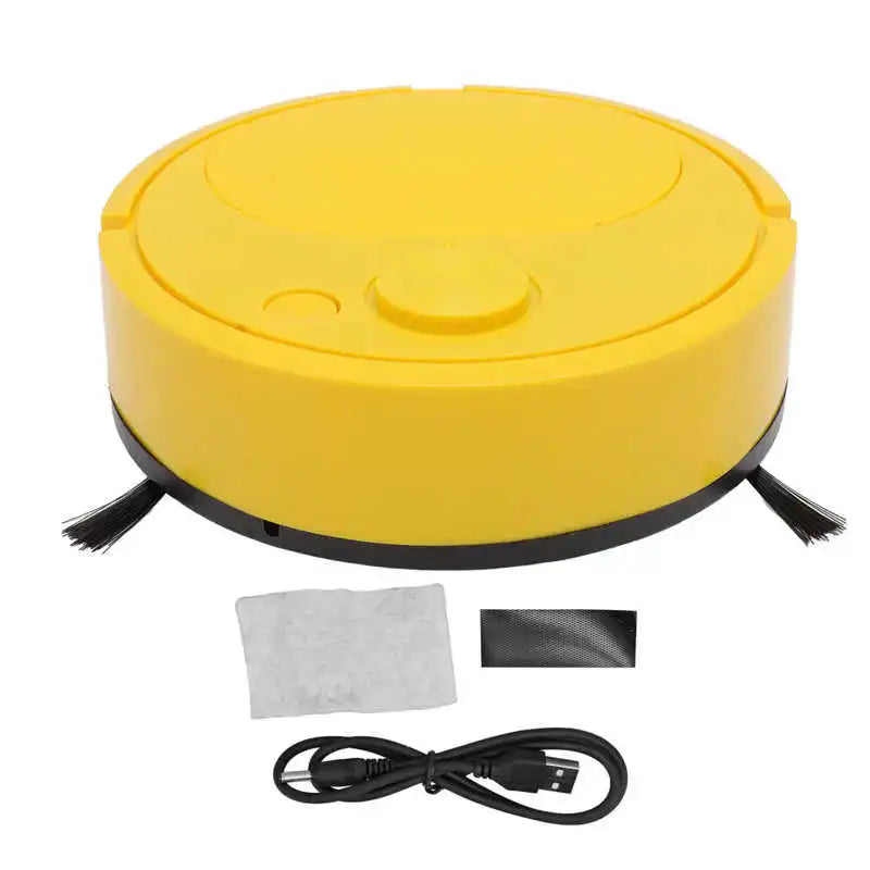 Robot Vacuum Cleaner Multifunctional USB Charging Mini Smart Mopping Sweeping Robot Cleaner for Wooden Flooring Tile Carpet