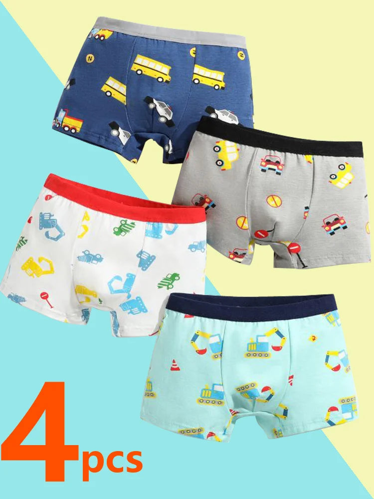Boys Cotton Boxer Panties Sets