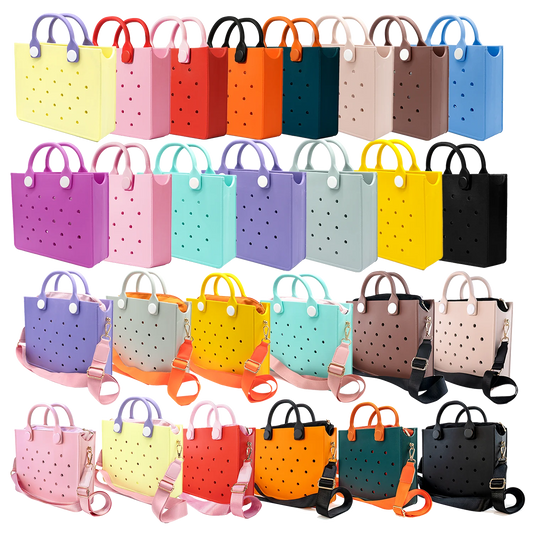 New Women Fashion Punched Handbag